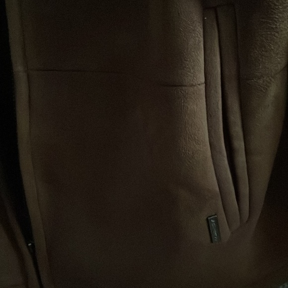 Brown microsuede jacket. Size L.  Weatherproof garment co. brand - Picture 5 of 16